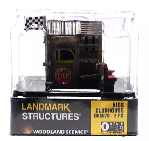 O Scale Woodland Scenics BR5876 Kids Clubhouse Built-&-Ready