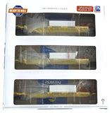 HO Scale Athearn 64015 TTX 360982 57' All Purpose 3 unit Spine Car