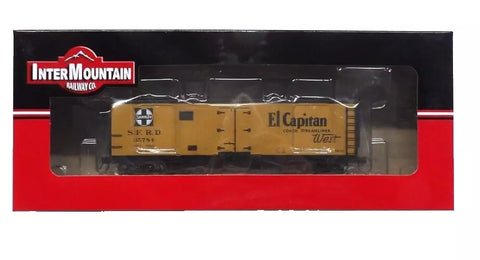 HO InterMountain 46102-30 Santa Fe SFRD 35784 "El Capitan" 40' Steel Ice Reefer