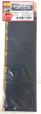 Chooch 214-8710-2 Medium Coal Lumps Textured Freight Car Load Flexible Sheet (2)
