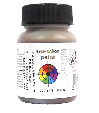 Tru-Color TCP-866 Flat Umber 1 oz Paint Bottle