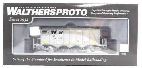 HO Scale Walthers Proto 920-106045 Nofolk Southern NS 153397 40' Ortner 100-Ton Hopper