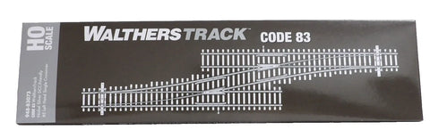 HO Scale Walthers 948-83073 Code 83 #5 Left Hand Single Crossover Turnout