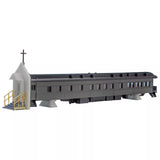 N Micro Trains 14400300 Pullman Heavyweight 3-2 Observation Car w/Chapel Facade