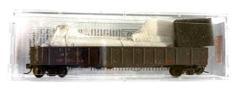 N Scale Micro Trains 105 44 271 Weathered Union Pacific UP 30017 50' Gondola