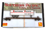 N Scale Micro Trains 983 02 280 Southern Pacific Flat Car w/Trailer 2-Pack #2