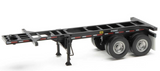 HO Scale Walthers SceneMaster 949-4503 Black 20' Container Chassis 2-Pack