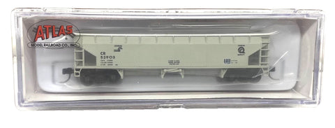 N Scale Atlas 50006604 Conrail CR 52903 70-Ton Hart Ballast Car