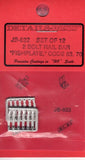 HO Scale Details West JB-922 Set of 12 2 Bolt Rail Bar "Fishplate" Code 83,70