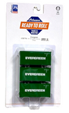 HO Scale Athearn 27785 Everrgreen ESIU 20' Corrugated Container Set #1 (3) pk