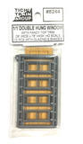 HO Scale Tichy Train Group 8244 1/1 Double Hung Window pkg (12)