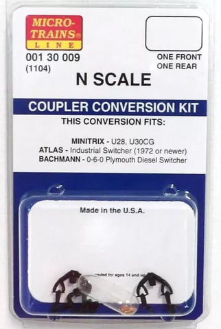 N Scale Micro Trains 130009 Minitrix Bachmann Locomotive Coupler Conversion Kit