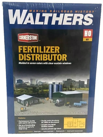 HO Scale Walthers Cornerstone 933-4128 Fertilizer Distributor Kit