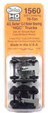 HO Scale Kadee #1560 Barber S-2 70-Ton ACL Roller Bearing Self Centering Trucks