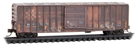 N Micro Trains 2544396 Sabine River & Northern SRN 5370 50' Rib-Side Boxcar