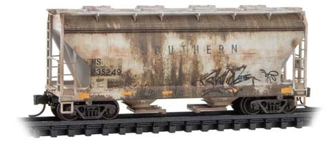 N Micro Trains 9244540 Norfolk Southern Ex-SOU #235249 Weathered Covered Hopper