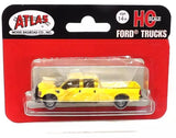 HO Scale Atlas 35000002 Ford F-350 Safety Yellow Crew-Cab Pickup Truck