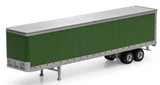 HO Scale Athearn 29080 Owner Operator Green 45' Smooth Side Trailer