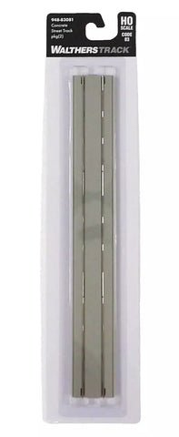 HO Scale Walthers 948-83081 Code 83 Concrete Street Track (2) pcs