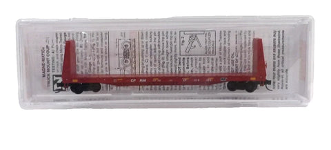 N Scale Micro Trains 5400450 Canadian Pacific CP 316385 61' 8" Bulkhead Flatcar