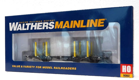 Walthers MainLine 910-50900 Burlington Northern 634158 45' Logging Flatcar