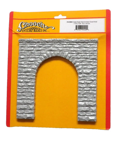 O Scale Chooch 9940 Single-Track Cut Stone Tunnel Portal