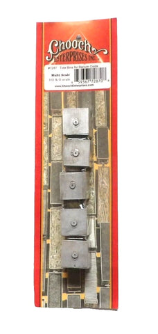 HO Scale Chooch 7287 Large Barium Oxide Bins Freight Car Load