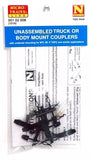 N Scale Micro Trains 102008 Unassembled Coupler w/Very Long Extension 2 pr
