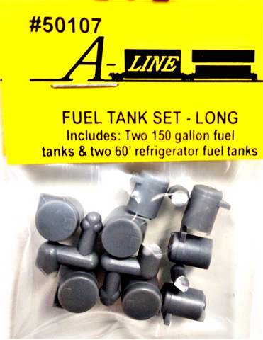 HO Scale A Line Product 50107 Large Capacity Fuel Tank Kit pkg (4)