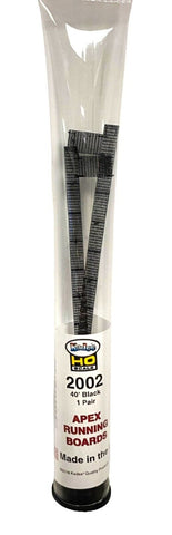 HO Scale Kadee #2002 40' Apex Boxcar Running Board Black (2 pcs)