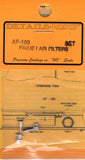 HO Scale Details West AF-198 Prime I Air Filters 1/Pkg