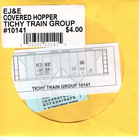 HO Scale Tichy Train 10141 EJ&E Elgin, Joliet & Eastern Covered Hopper Decal Set
