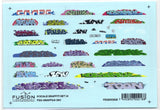 N Scale Fusion Graphics 114-160 Graffiti Decal Set #14