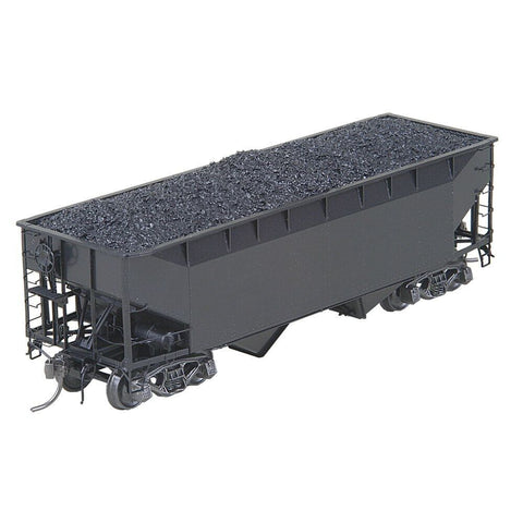 HO Scale Kadee #7501 Undecorated 50 Ton AAR Standard Open Bay Hopper w/Coal Load