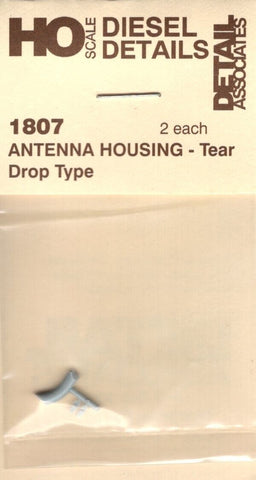 HO Scale Detail Associates 1807 Antenna Housing - Tear Drop Type 2 Each
