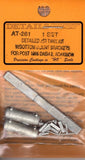 HO Scale Details West AT-261 Detailed Air Tank Kit w/Bottom Mount Brackets