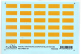 HO Scale Fusion Graphics UPRR101-87 Union Pacific Yellow Loco Patch Decal Set