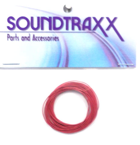 SoundTraxx 810149 Red 30 AWG Super-Flexible Wire 10' 3.1m Length