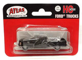 HO Scale Atlas 35000006 Ford F-350 Black Crew-Cab Pickup Truck