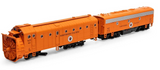 HO Scale Athearn 93827 Northern Pacific Rotary Snowplow/F7B Locomotive DCC Ready