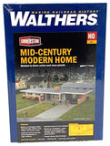 HO Scale Walthers Cornerstone 933-4151 Modern Sectional House with Garage Kit