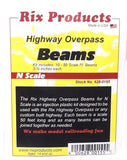 N Scale Rix Products 628-155 Overpass Beams Kit