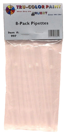 Tru-Color TCP-997 1/10oz 3mL Pipettes pkg (8)