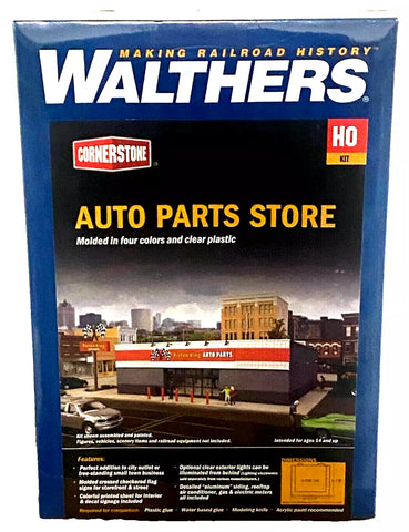 HO Scale Walthers Cornerstone 933-4114 Auto Parts Store Kit