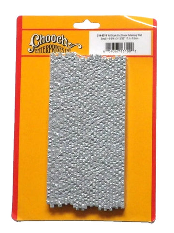 HO Scale Chooch 8310 Small Cut Stone Retaining Wall