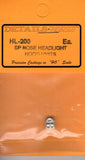 HO Scale Details West HL-200 SP Nose Headlight Hood Units