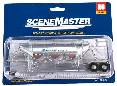 HO Scale Walthers SceneMaster 949-2622 Polymerchant Dry Bulk Semi Trailer