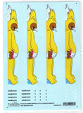 N Scale Fusion Graphics GRAFF103-160 "Homer" CTTX Autorack Graffiti Decal Set