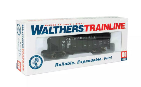 HO Scale Walthers Trainline 931-1840 Clinchfield CRR 52492 Coal Hopper