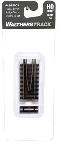 HO Scale Walthers 948-83005 Code 83 Bridge Track End Set Track